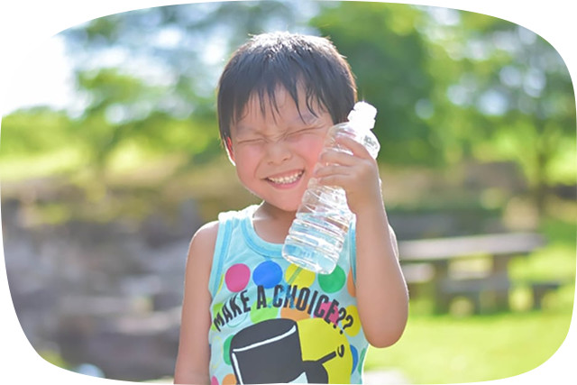 子どもでも簡単に使える冷・温水システム！